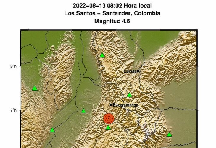 Temblor De Magnitud Sacudi Fuerte A Varios Municipios