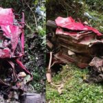 Salto del Tequendama fotos del carro en que 2 personas cayeron al vacío