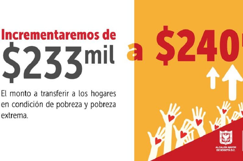 Las ayudas en Bogotá incrementaron 7 mil pesos y en redes sociales se burlan