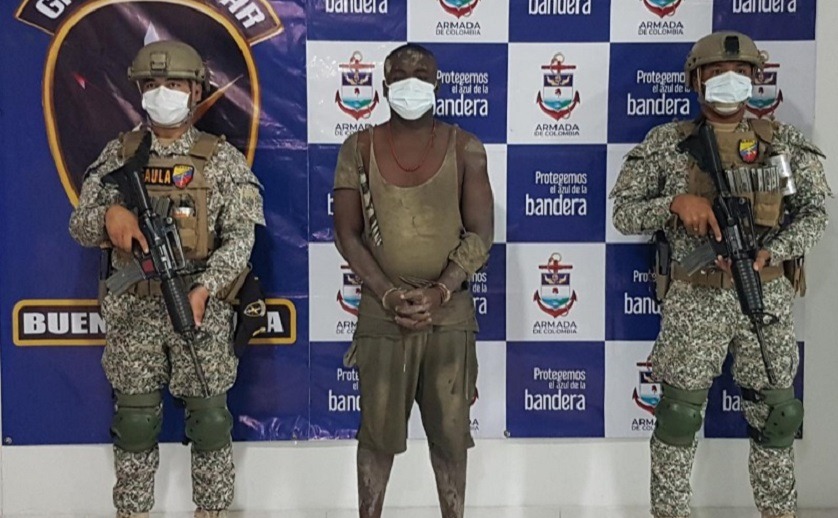 Bladimir Garcés Angulo, alias Guicho, capturado en Buenaventura