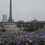 Protestas en Tailandia este 18 de octubre de 2020