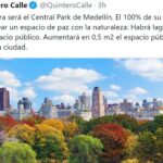 El Central Park de Medellín, anuncio del alcalde que remueve las redes