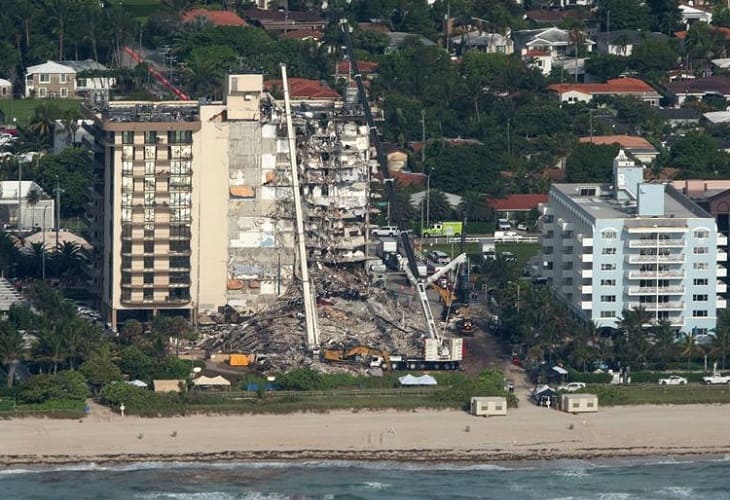 Identificadas cuatro de las cinco víctimas mortales del derrumbe en Miami