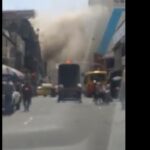 Se incendia el centro comercial Shangai de Medellín