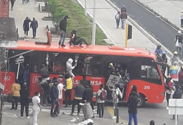 Buses Quemados En Pasto, Nariño, Este 28 De Junio