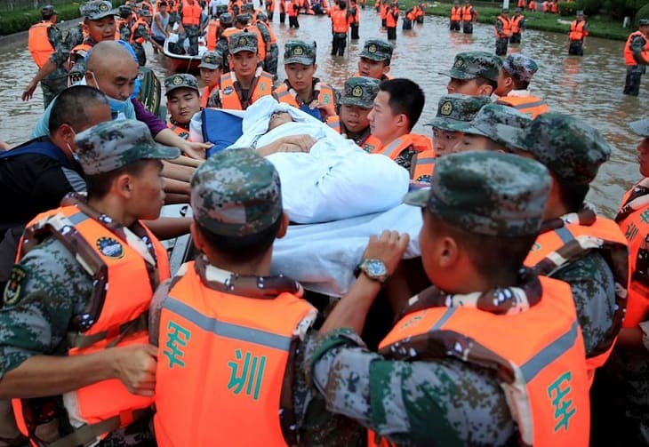 La cifra de muertos por las inundaciones en el centro de China sube a 58