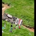 Bus de Coonorte rodó a un abismo en Santa Rosa de Osos