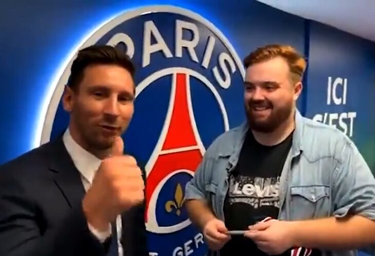 Ibai Llanos temblando durante su entrevista con Leo Messi ...