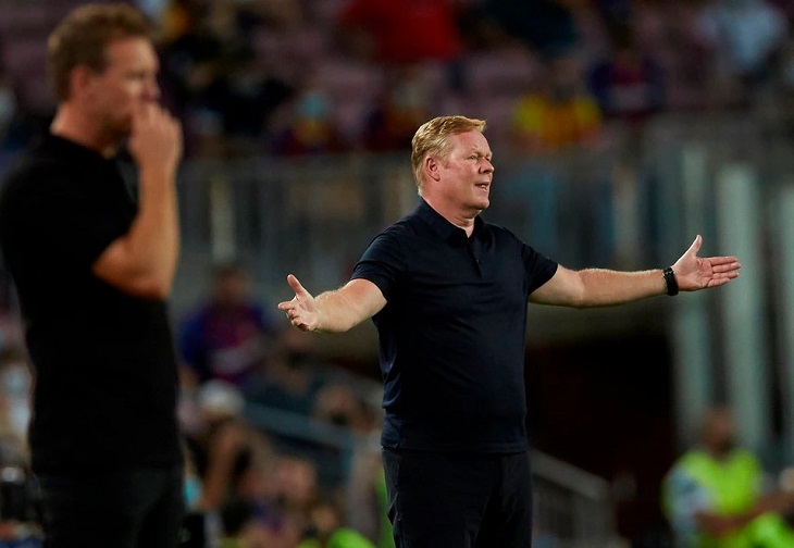 El entrenador del Barcelona, Ronald Koeman