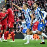 Un gran Brighton sorprende al Liverpool