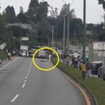 Muerte del motociclista Juan Camilo Reyes Rodríguez en la autopista