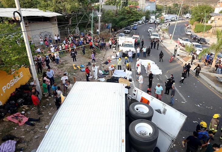 Once dominicanos siguen desaparecidos tras accidente de migrantes en México