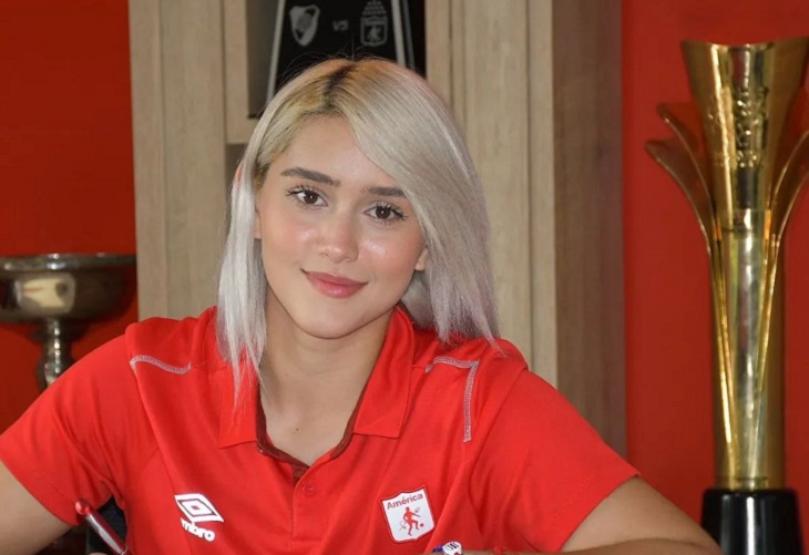 Hinchas de América femenino enloquecen con el fichaje de Sharon Corrales