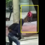 Hombre con arma traumática quiso enfrentar a manifestantes en Medellín