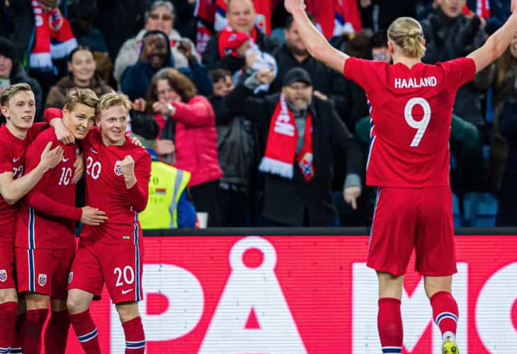 Haaland Y Odegaard Dan El Triunfo A Noruega En Amistoso