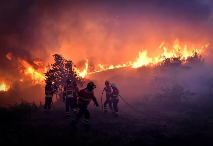 Un total de 119 detenidos en 2022 en Portugal por los incendios forestales