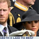 Captan a Meghan Markle llorando en el funeral de la reina Isabel II