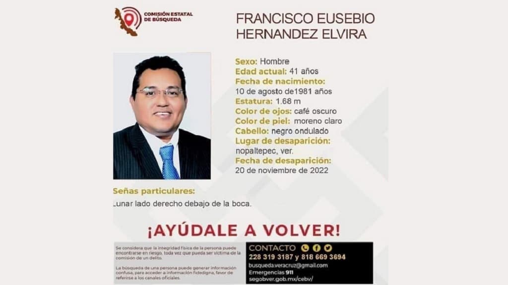 Reportan desaparición del periodista Francisco Hernández Elvira en Veracruz