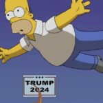 'Los Simpson' predicción -postulación presidencial de Trump 2024