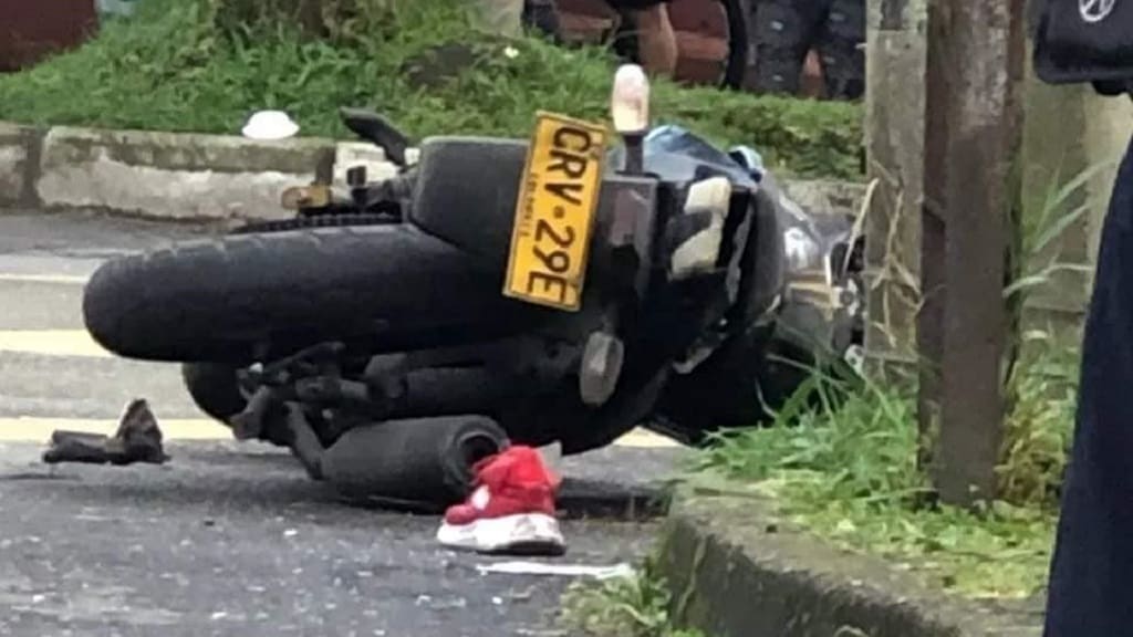 Muerte accidente san Antonio de prado 