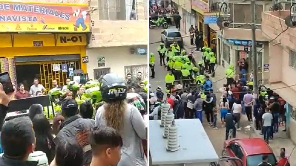 Policías- asesinados- barrio los Olivos, localidad de Bosa