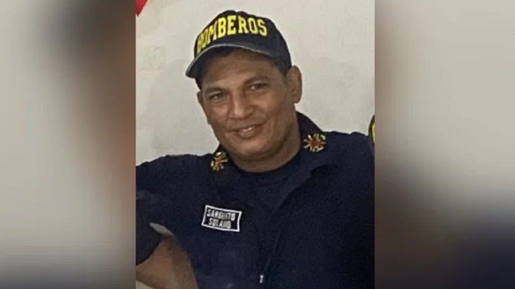 Javier Solano, bombero muerto en incendio en Barranquilla