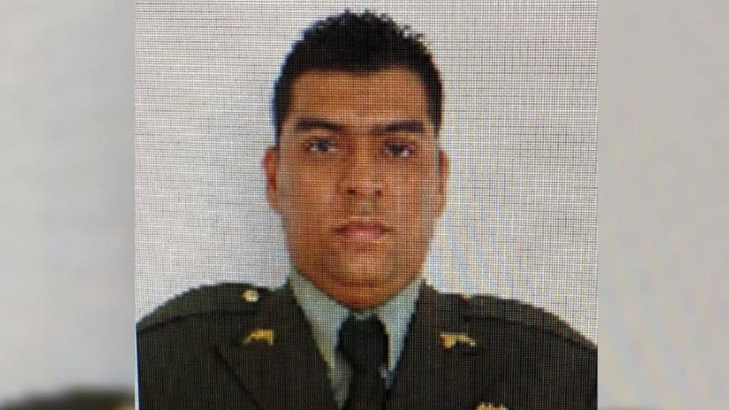 Óscar Jhair Rey Royer- patrullero de la policía muerto en Sabanagrande