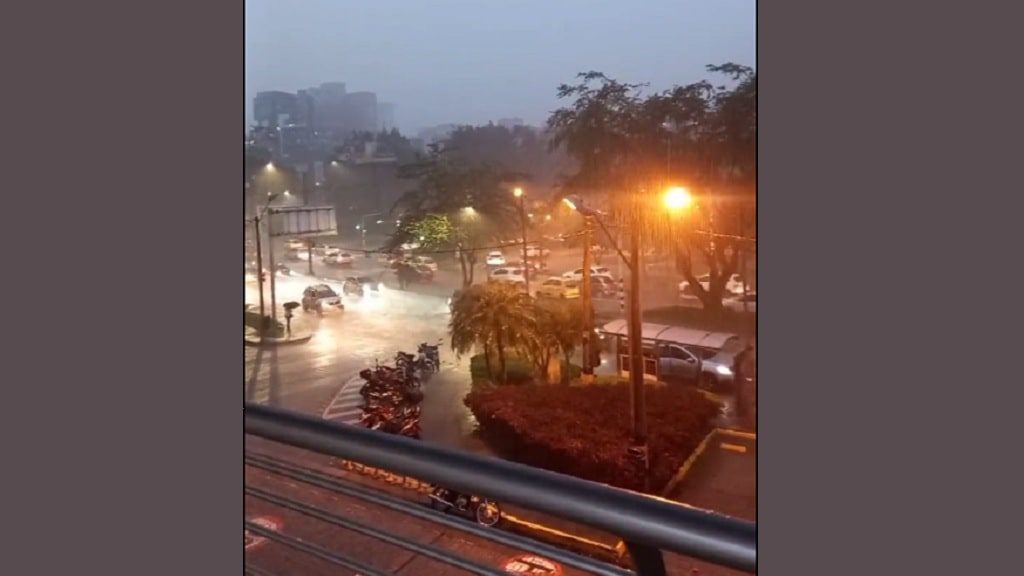 Aguacero -Medellín y el área metropolitana sufren una granizada nocturna este martes 17