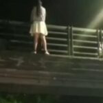 Una mujer se iba a lanzar de un puente en la avenida Regional y la policía la detuvo - Medellín