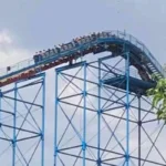 Así vivieron los pasajeros que quedaron suspendidos en "Superman" por una falla en Six Flags