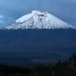 Registran caída de ceniza en cercanías del Cotopaxi, en los Andes de Ecuador