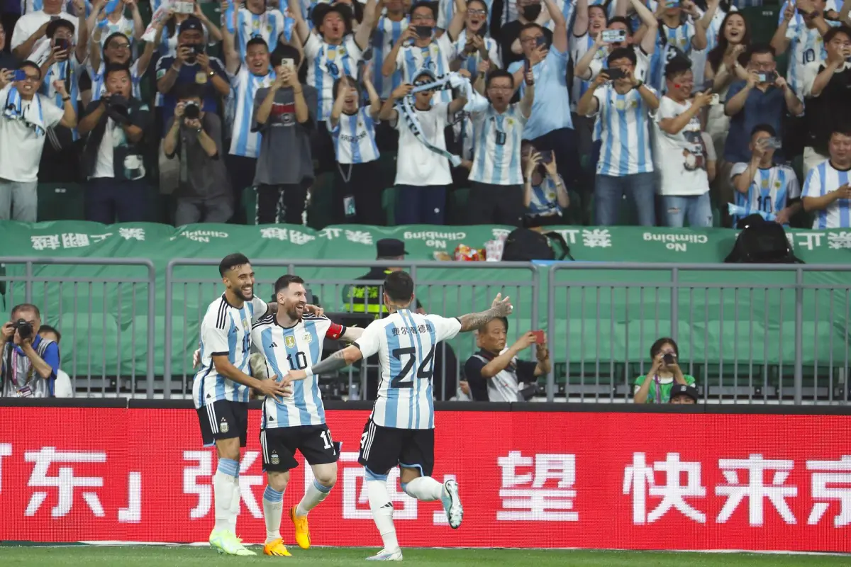 Pekín, testigo del gol más rápido de Messi 2