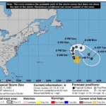 Don es de nuevo tormenta, ahora tropical, en medio del Atlántico