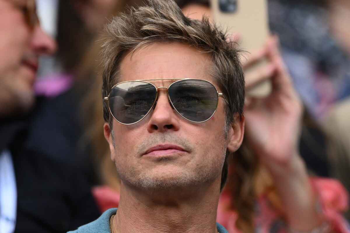 francesa- Brad Pitt se roba el protagonismo en la final de Wimbledon junto a la realeza y otras estrellas