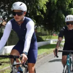 El reencuentro de James y Quintero en las carreteras antioqueñas montando bicicleta en vías de Antioquia