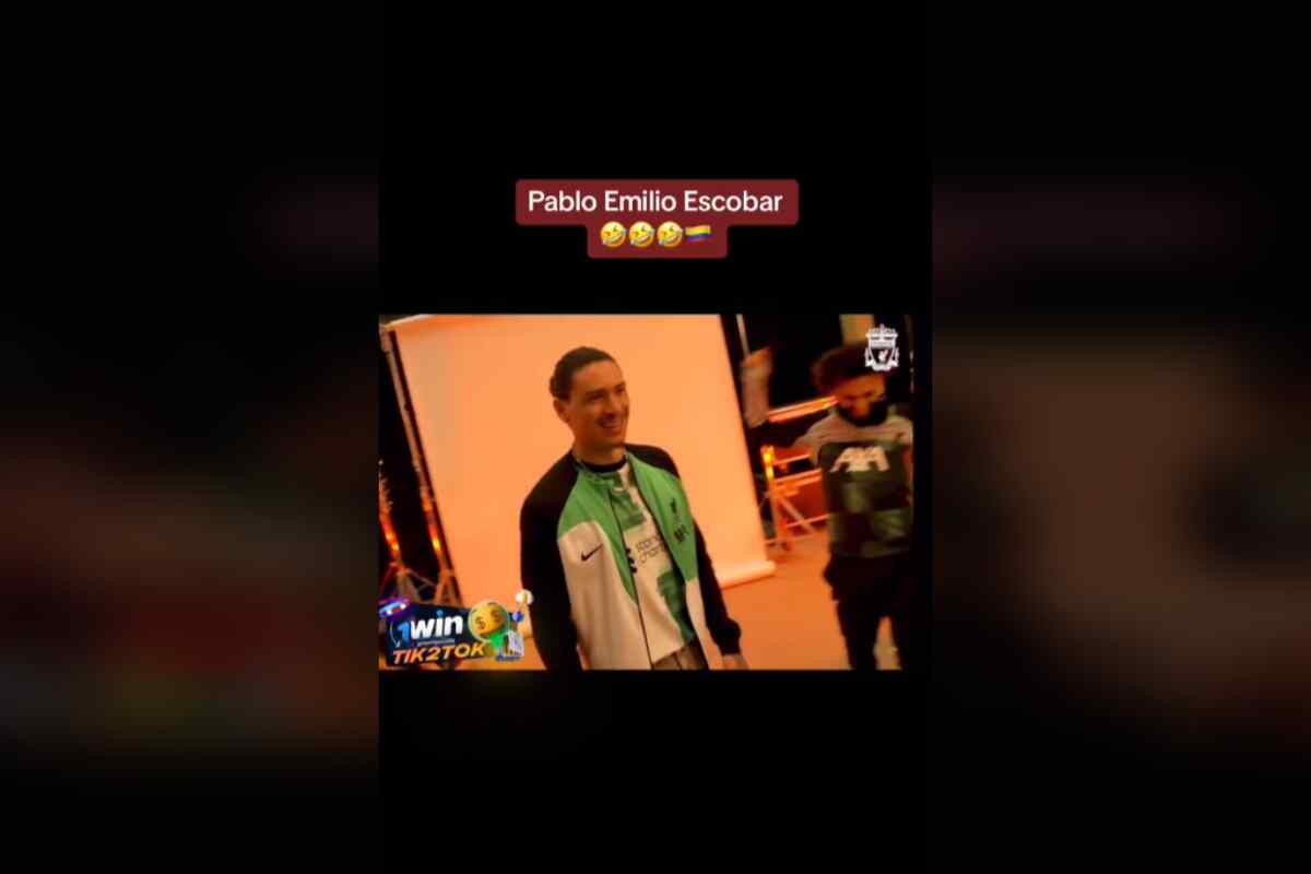 Liverpool: polémica por alusión a Pablo Escobar en video de presentación de nueva camiseta-Darwin nuñez-luis diaz