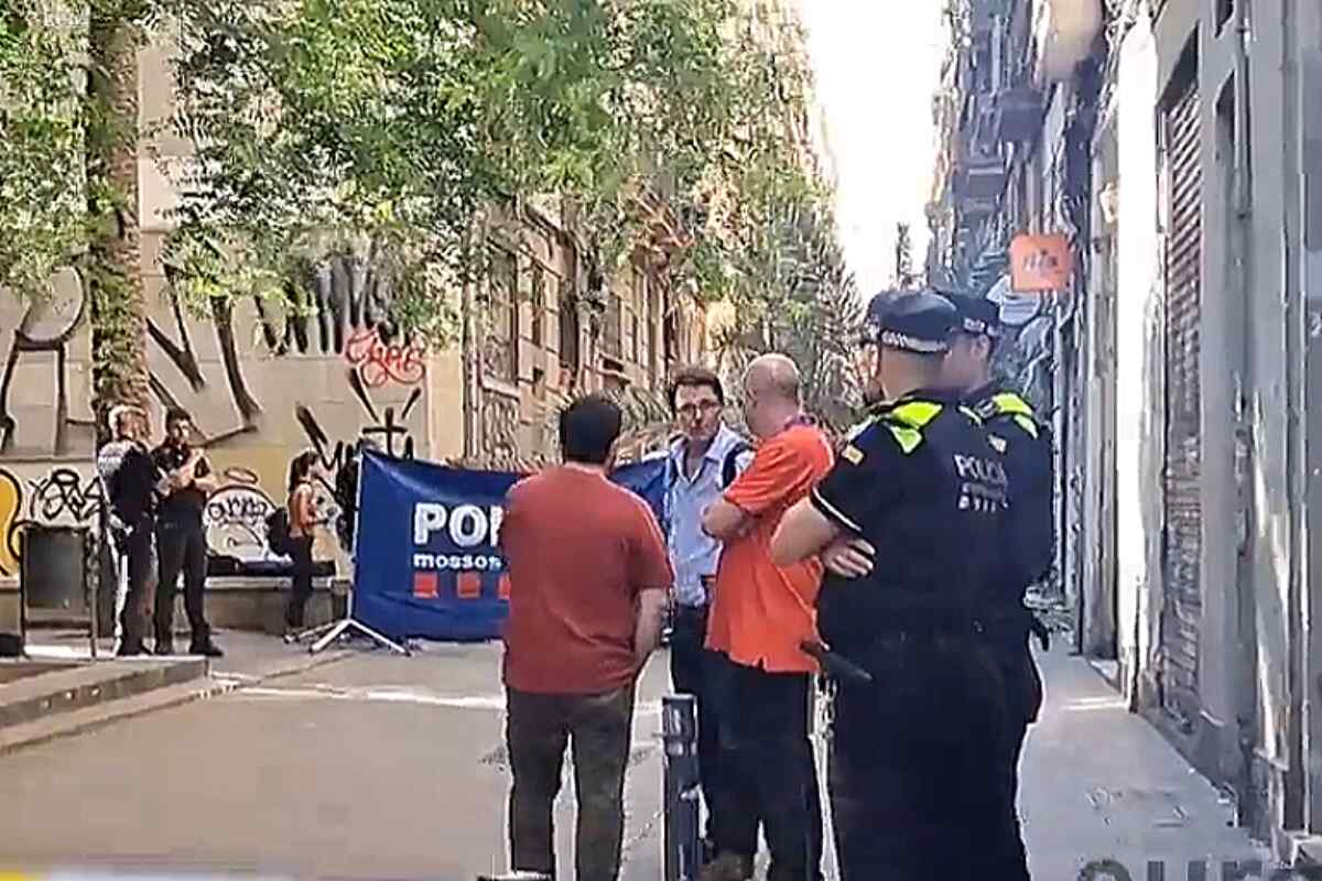Tragedia en Barcelona: una palmera se parte y mata a una mujer de 20 años en el raval