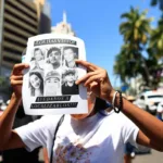 Activistas y familiares protestan por la desaparición de 7 personas en Acapulco