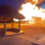Incendio en Valencia, Córdoba, solo quemó un kiosco y no tiene relación con el reconteo de votos
