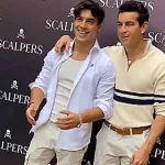 Mario casas y Óscar Casas presentan la colección de Scalpers en Bogotá