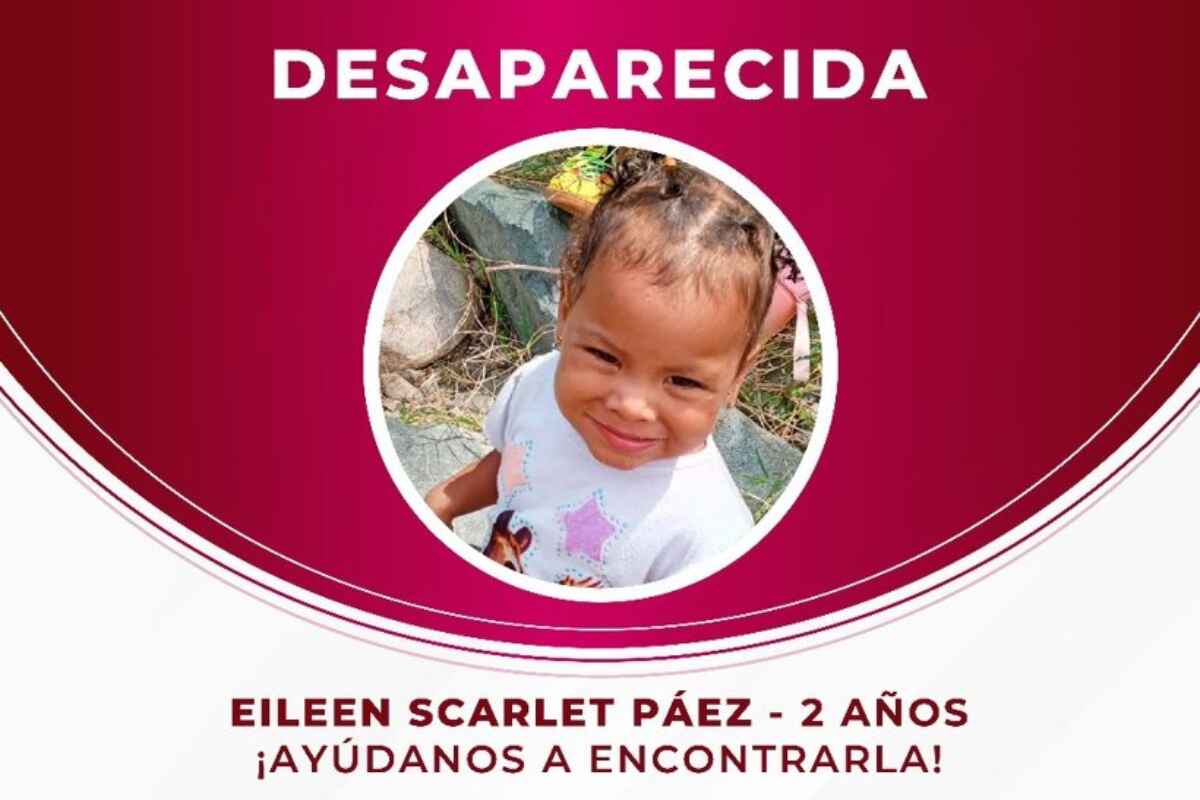 Tolima: niña de 2 años desaparece en zona rural, ofrecen recompensa por información