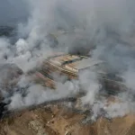 incendio en un gran basurero provoca fuerte contaminación del aire en la capital de Guatemala