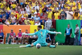 Matt Turner -Estados Unidos cae derrotado ante Colombia por 5 goles a 1