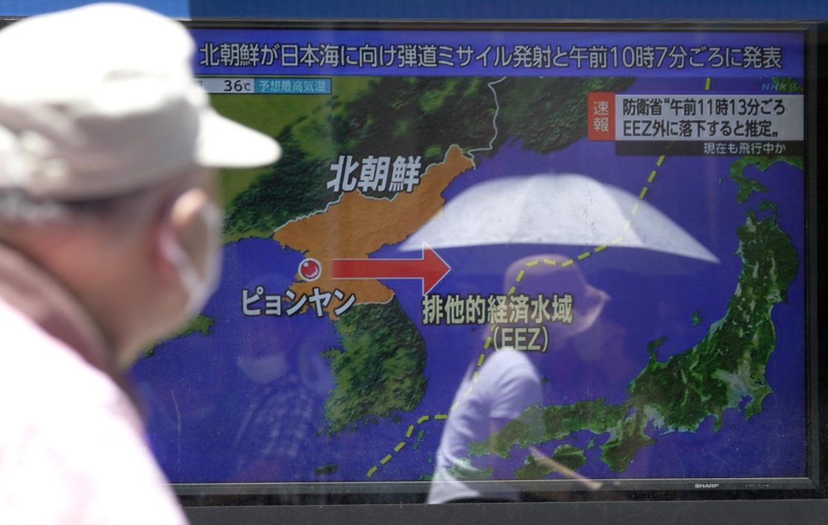 Corea del Norte lanza un misil balístico sin identificar hacia el mar de Japón