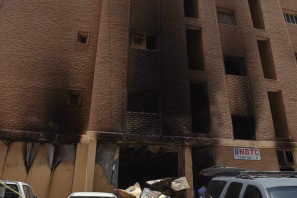 Tragedia en Kuwait: incendio en edificio de trabajadores deja al menos 49 muertos