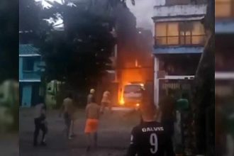 Fuga de gas en camión cisterna provoca brutal explosión e incendio en Pereira