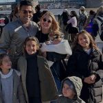 Falcao y su familia, felices de volver a Colombia con Millonarios