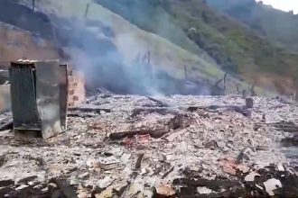 Tragedia en Salgar: Hombre muere calcinado tras incendio en vivienda