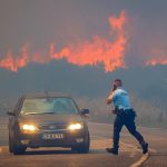 Peligro máximo de incendio en las zonas de Portugal fronterizas con España