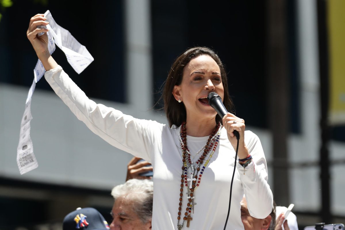 María Corina Machado dice que Nicolás Maduro está acorralado dentro y fuera de Venezuela